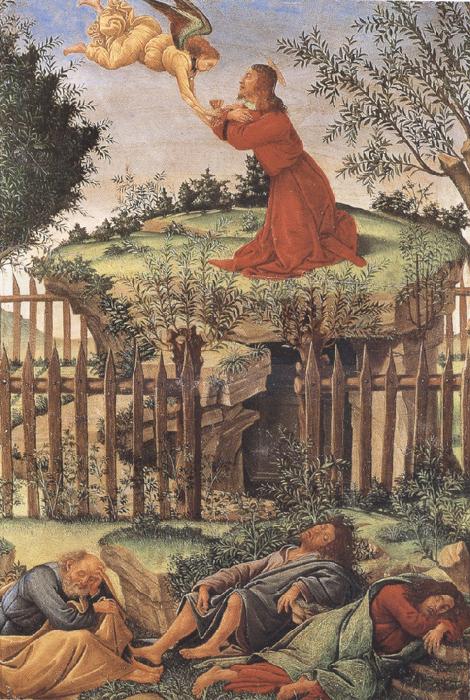 Sandro Botticelli prayer in the Garden (mk36) oil painting image
